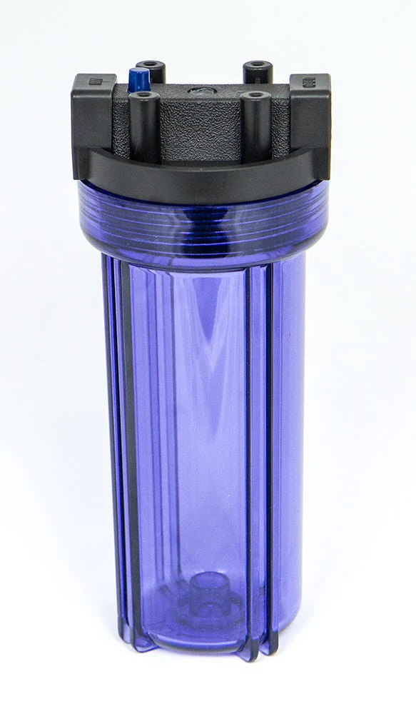 Black/Clear 2.5" x 10" US Water Filter Housing